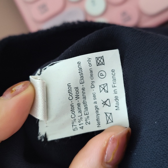 LANVIN Elegant Navy Pencil Skirt Size EU 40/ US Medium - Picture 7 of 7